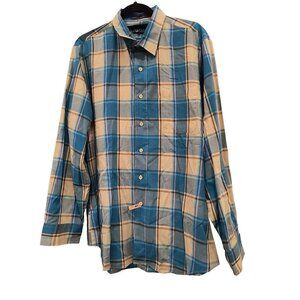 Levi's Men's Plaid‎ Long Sleeve Button Down Shirt Size XL